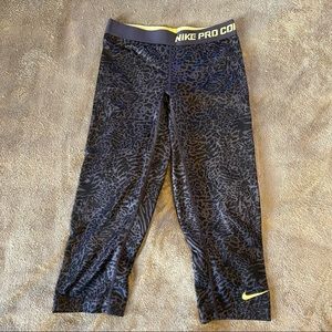 Multiple Animal Print Nike Dri Fit Combat Leggings